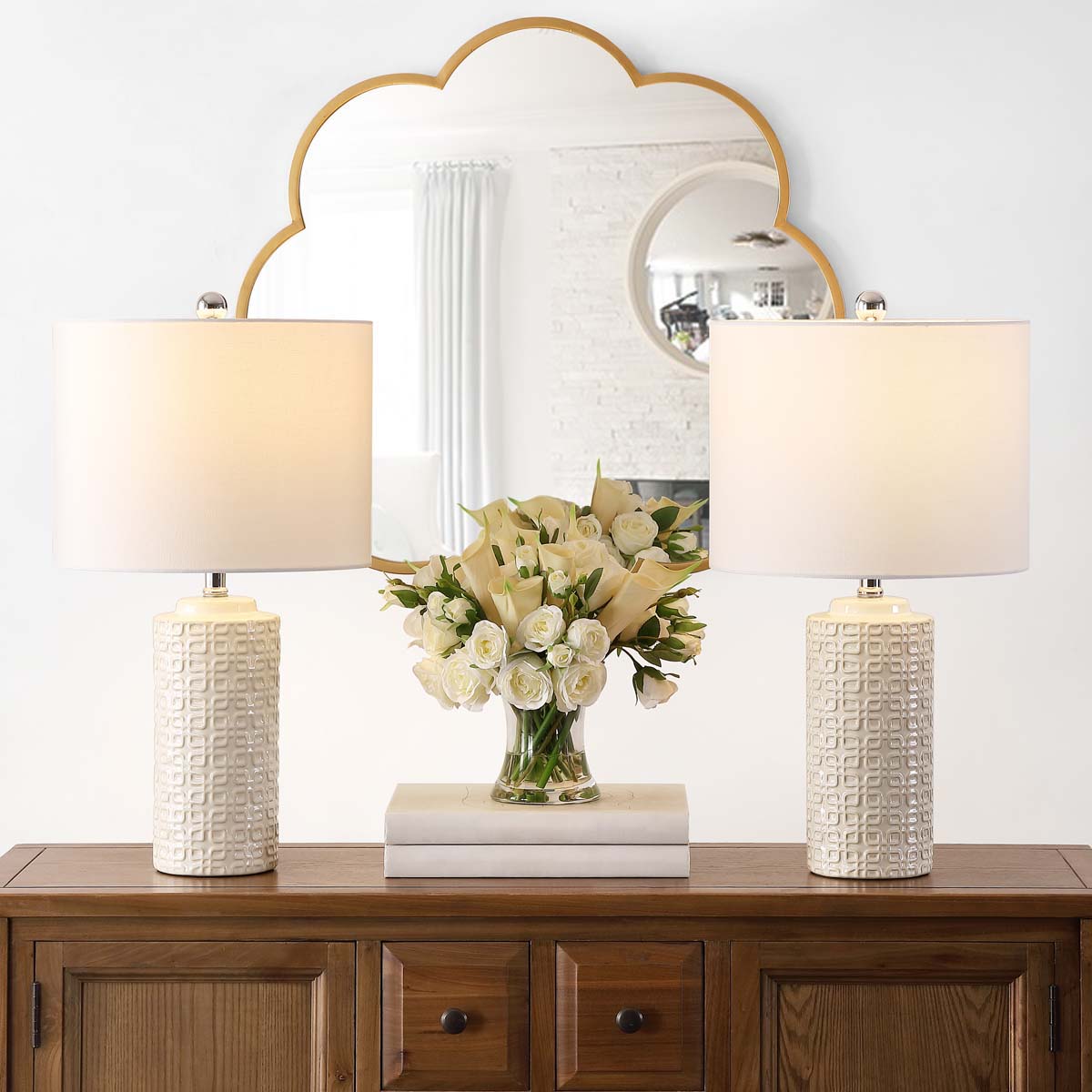 Artef Ceramic Table Lamp (Set of 2) | Safavieh - TBL4338