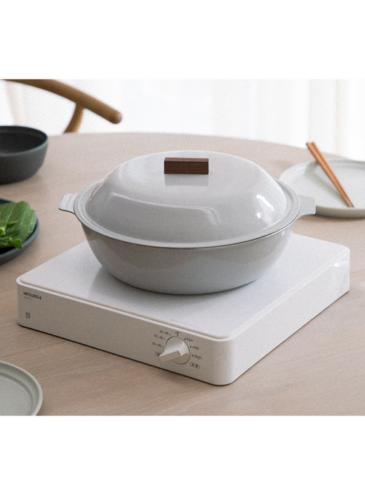 Kinto KAKOMI IH enamel pot 1L,Sand Beige