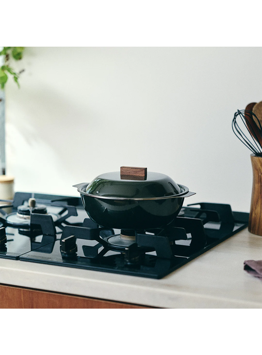 Kinto KAKOMI IH enamel pot 2L,Charcoal
