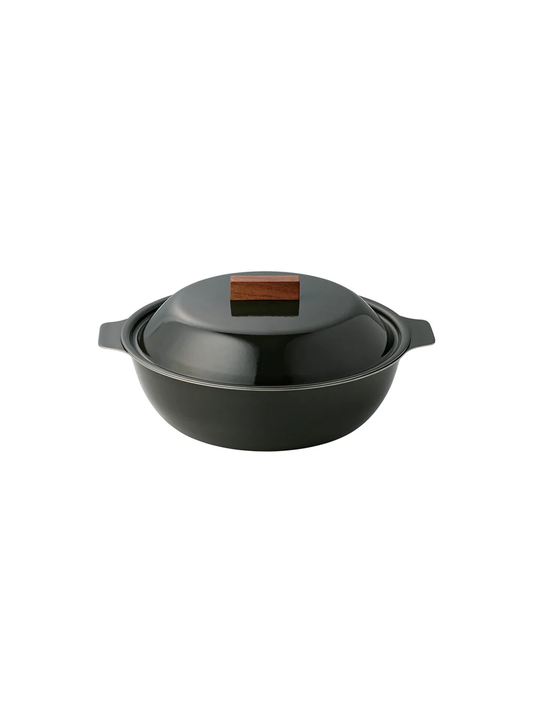 Kinto KAKOMI IH enamel pot 2L,Charcoal