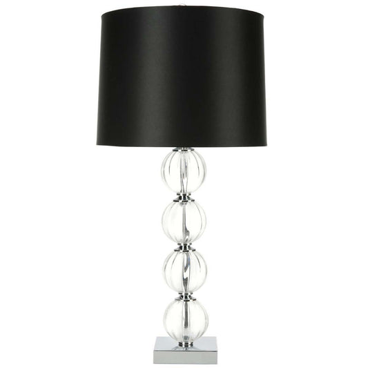 Amanda 31 Inch H Crystal Glass Globe Lamp | Safavieh - LITS4006