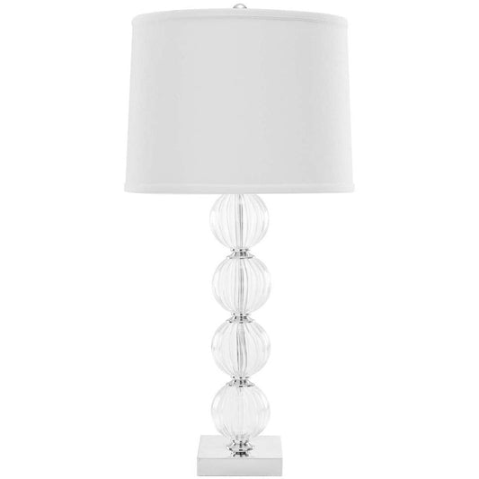Amanda 31 Inch H Crystal Glass Globe Lamp | Safavieh - LITS4006